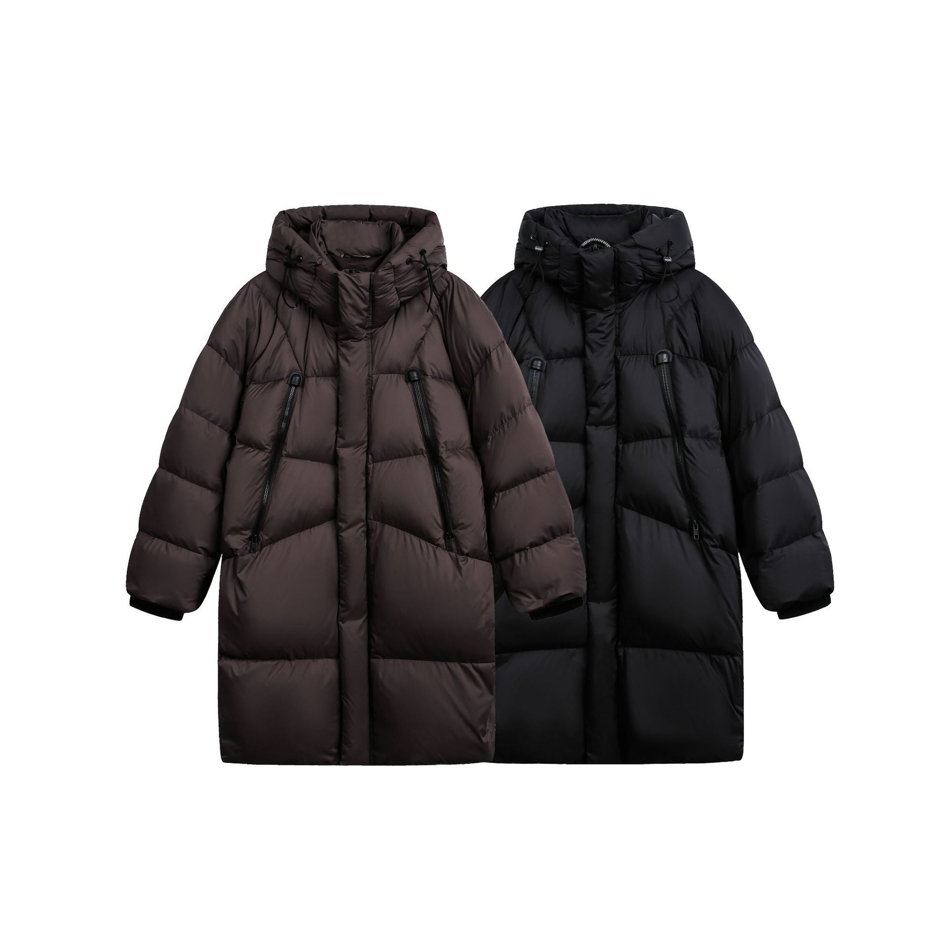WJA 6 - Weiße Daunen-Winterjacke