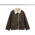 UJA 1 - Vegane Mokka-Jacke