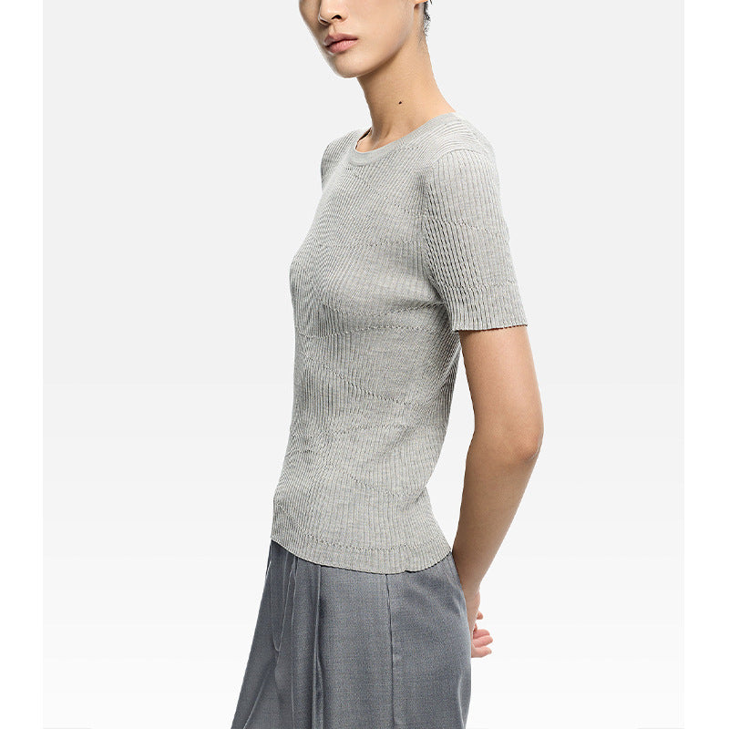 WTO 1 - Mulberry Silk Knitted Top