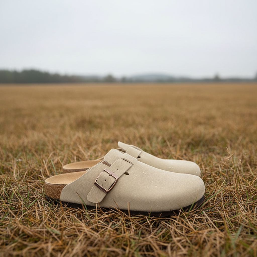 Beige suede Scandic field