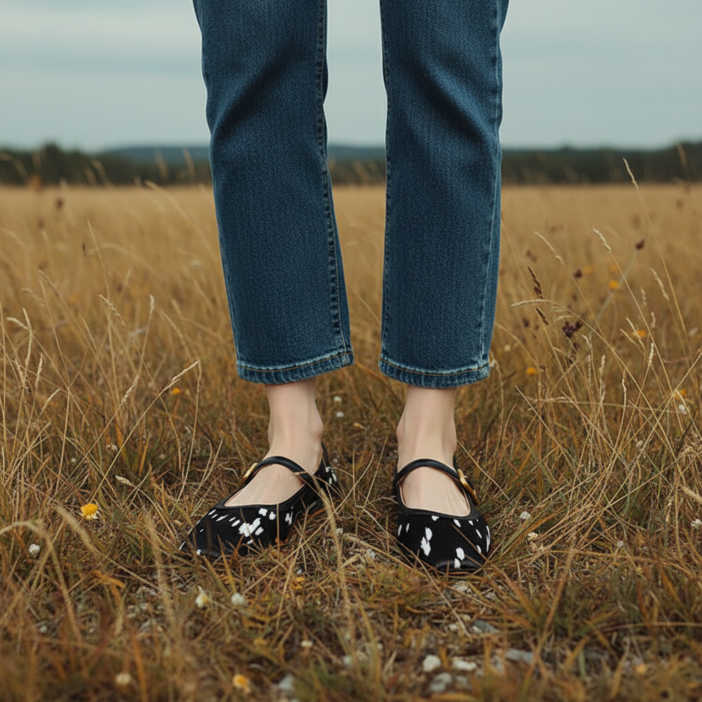 B&W on feet Scandic field