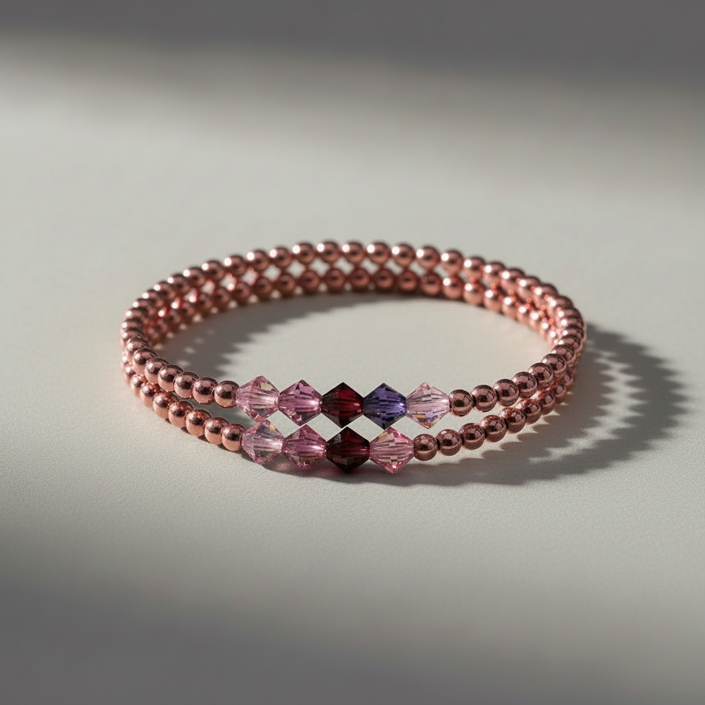 JBR 1 rose gold beads studio