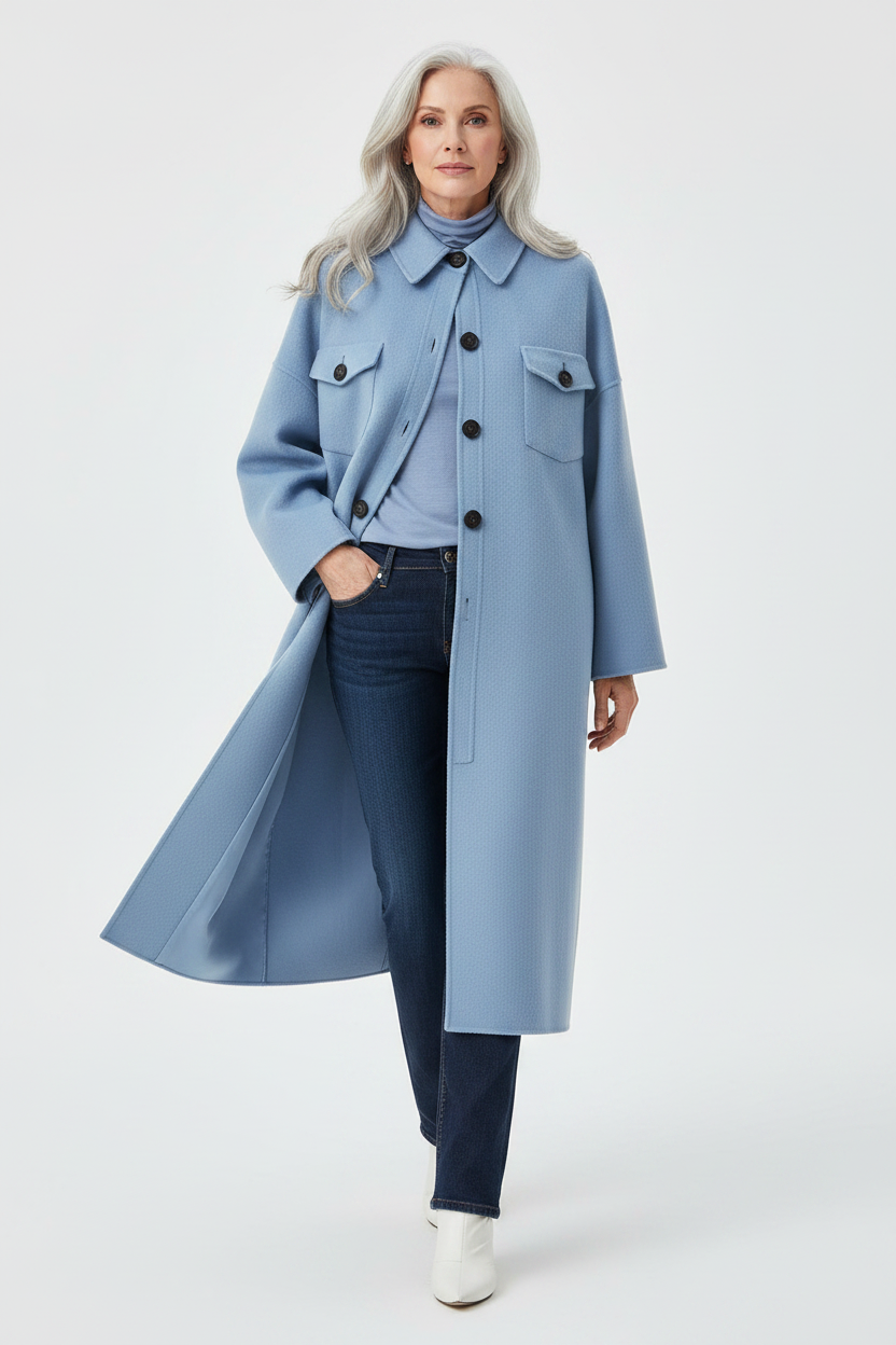 WCO 3 - Blue Wool Coat