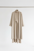 Turtleneck Vest & Skirt Set Apricot — Hanger Front